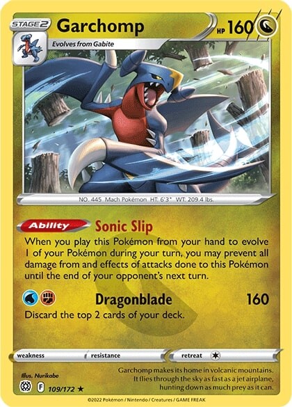 Garchomp (109/172) [Sword &amp; Shield: Brilliant Stars] 