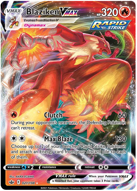 Blaziken VMAX (021/198) [Sword &amp; Shield: Chilling Reign] 