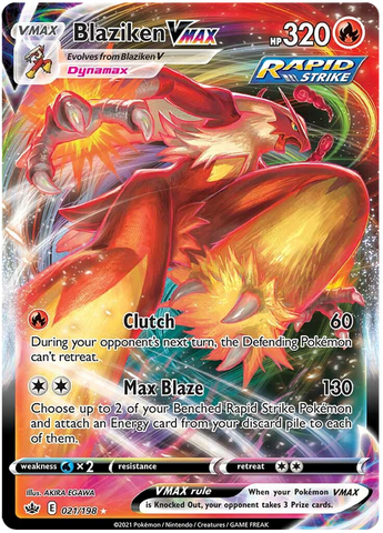 Blaziken VMAX (021/198) [Sword &amp; Shield: Chilling Reign] 