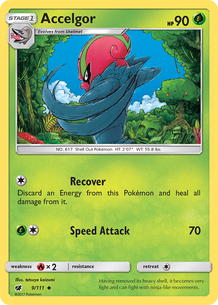 Accelgor (9/111) [Sun &amp; Moon: Crimson Invasion] 