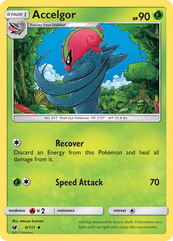 Accelgor (9/111) [Sun &amp; Moon: Crimson Invasion] 