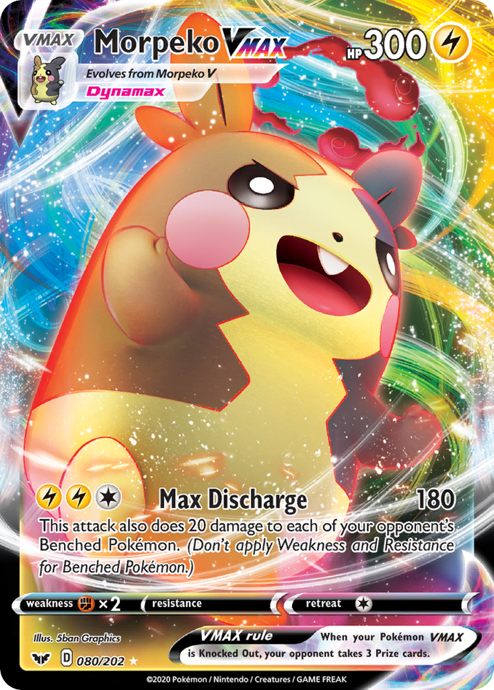 Morpeko VMAX (080/202) [Sword &amp; Shield: Base Set] 