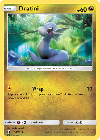 Dratini (34/70) [Sun &amp; Moon: Dragon Majesty] 