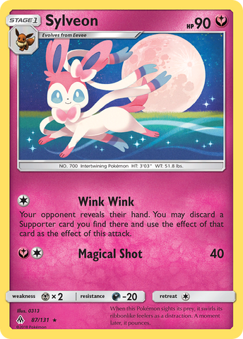 Sylveon (87/131) [Sun &amp; Moon: Forbidden Light] 