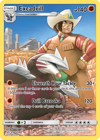 Excadrill (246/236) [Sun &amp; Moon: Cosmic Eclipse] 