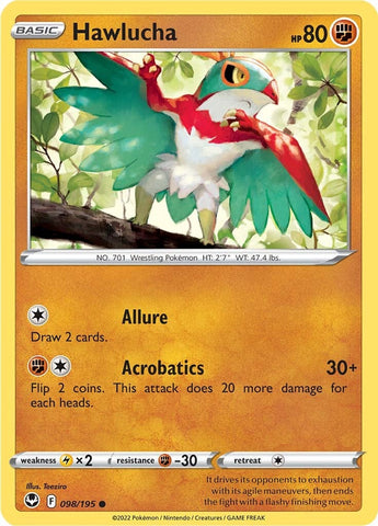 Hawlucha (098/195) [Sword &amp; Shield: Silver Tempest] 