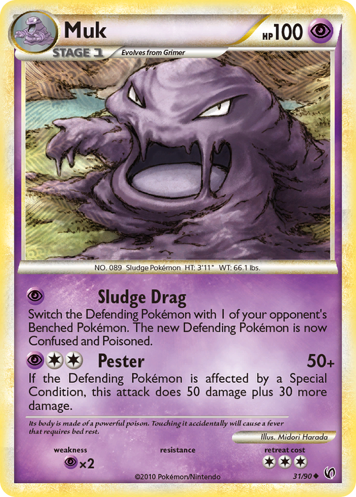 Muk (31/90) [HeartGold &amp; SoulSilver: Undaunted] 