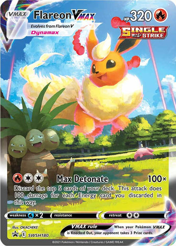 Flareon VMAX (SWSH180) [Sword &amp; Shield: Black Star Promos] 