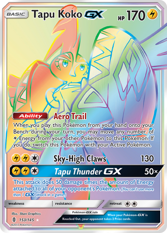 Tapu Koko GX (153/145) [Sun &amp; Moon: Guardians Rising] 