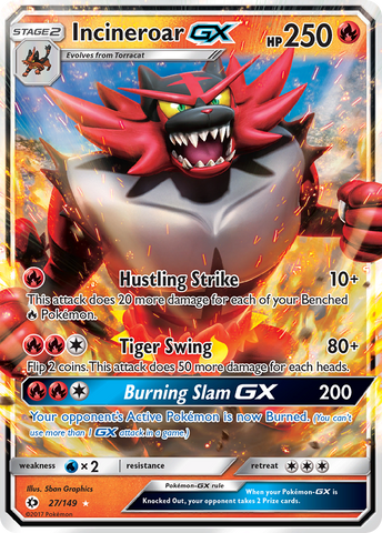 Incineroar GX (27/149) (Jumbo Card) [Sun &amp; Moon: Base Set] 