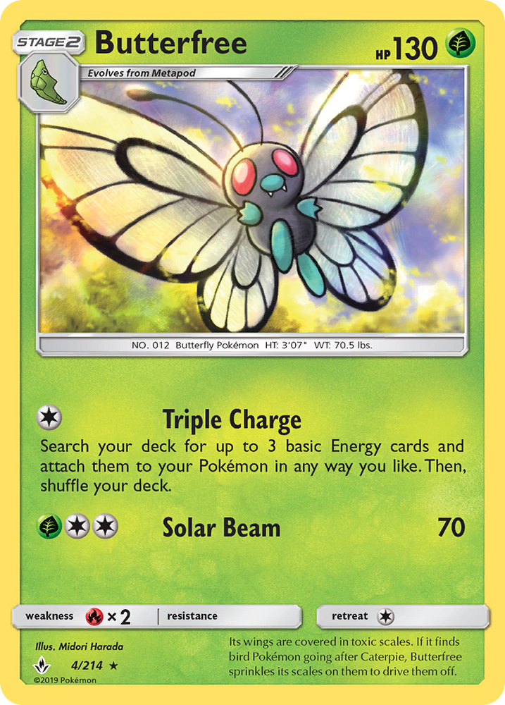 Butterfree (4/214) [Sun &amp; Moon: Unbroken Bonds] 