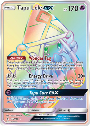 Tapu Lele GX (155/145) [Sun &amp; Moon: Guardians Rising] 