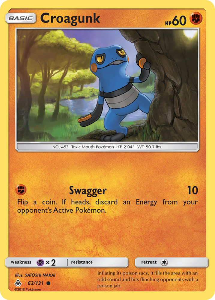 Croagunk (63/131) [Sun &amp; Moon: Forbidden Light] 