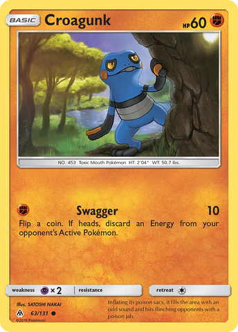 Croagunk (63/131) [Sun &amp; Moon: Forbidden Light] 