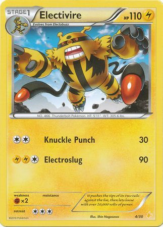 Electivire (4/30) [XY: Trainer Kit 3 - Free Pikachu] 