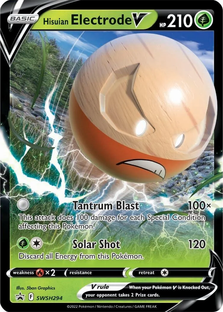 Hisuian Electrode V (SWSH294) [Sword &amp; Shield: Black Star Promos] 