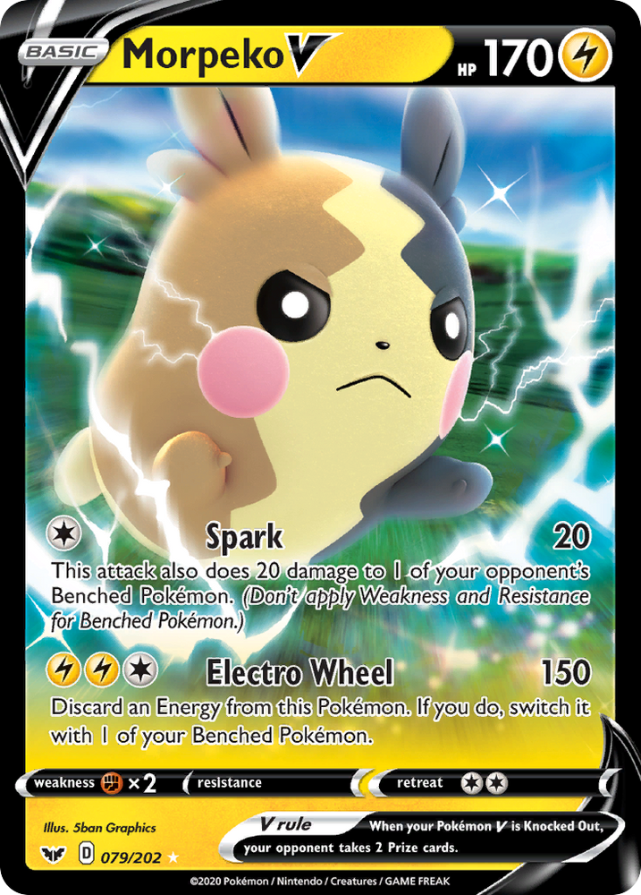 Morpeko V (079/202) [Sword &amp; Shield: Base Set] 