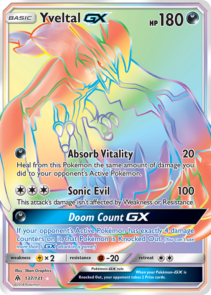 Yveltal GX (137/131) [Sun &amp; Moon: Forbidden Light] 