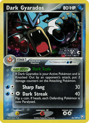 Dark Gyarados (36/109) (Stamped) [EX: Team Rocket Returns]