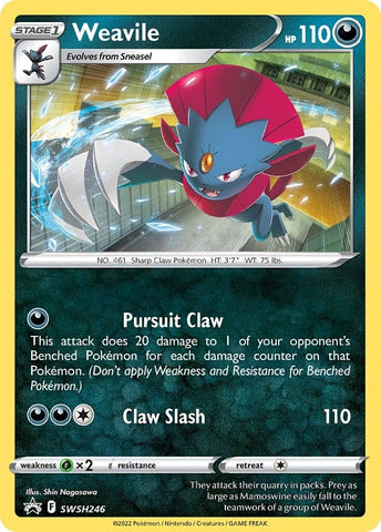 Weavile (SWSH246) [Sword &amp; Shield: Black Star Promos] 