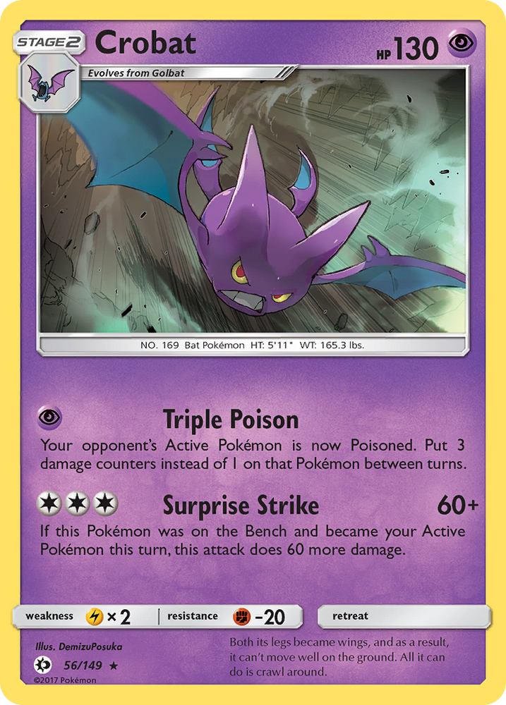 Crobat (56/149) [Sun &amp; Moon: Base Set] 