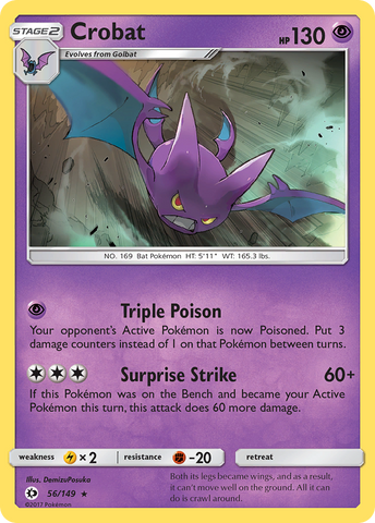 Crobat (56/149) [Sun &amp; Moon: Base Set] 