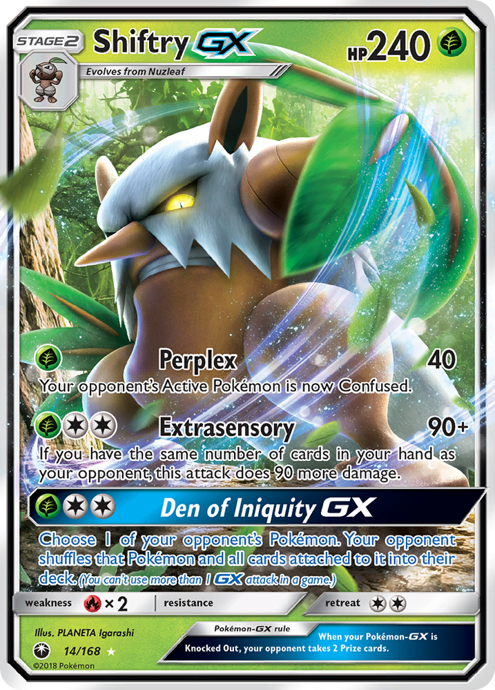 Shiftry GX (14/168) [Sun &amp; Moon: Celestial Storm] 