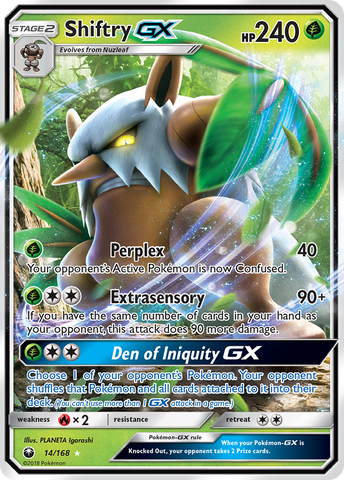 Shiftry GX (14/168) [Sun &amp; Moon: Celestial Storm] 