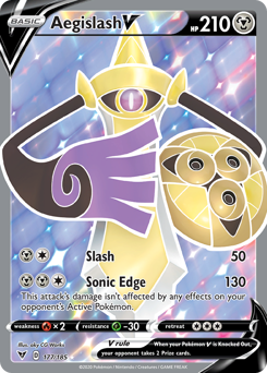 Aegislash V (177/185) [Sword &amp; Shield: Vivid Voltage] 