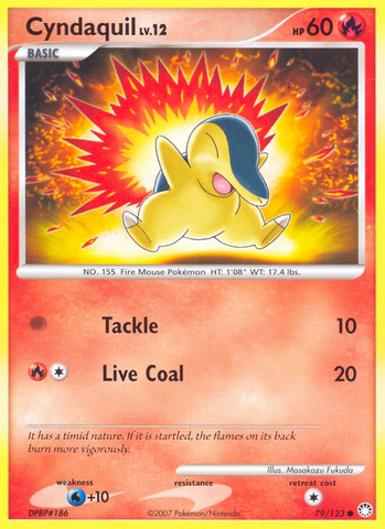 Cyndaquil (79/123) [Diamond &amp; Pearl: Mysterious Treasures] 