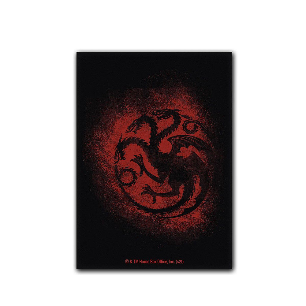 Dragon Shield: Standard 100ct Brushed Art Sleeves - Game of Thrones (House Targaryen)