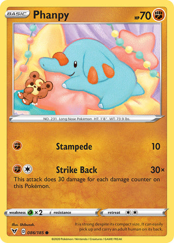 Phanpy (086/185) [Sword &amp; Shield: Vivid Voltage] 