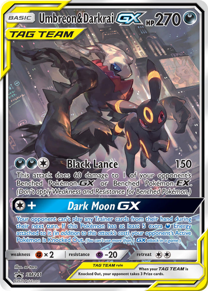 Umbreon &amp; Darkrai GX (SM241) [Sun &amp; Moon: Black Star Promos] 