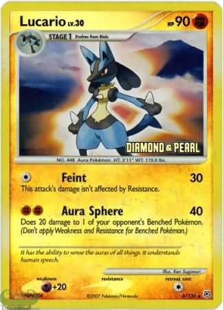 Lucario (6/130) [Burger King Specials: 2008 Collection] 