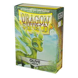 Dragon Shield: Standard 60ct Sleeves - Olive (Matte)