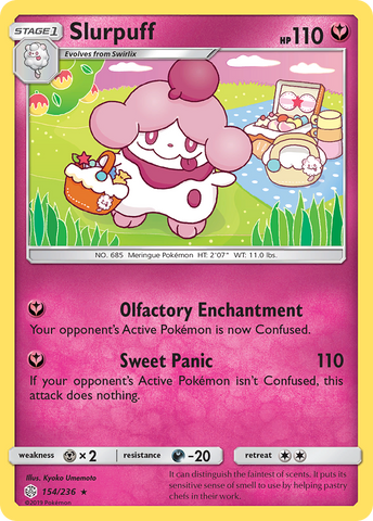 Slurpuff (154/236) [Sun &amp; Moon: Cosmic Eclipse] 