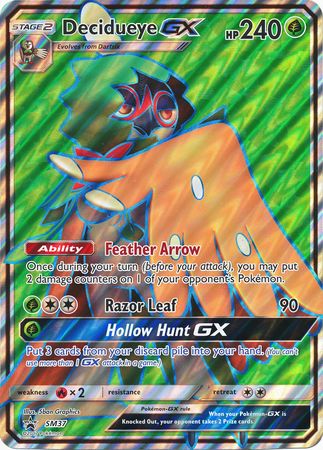Decidueye GX (SM37) (Jumbo Card) [Sun &amp; Moon: Black Star Promos] 