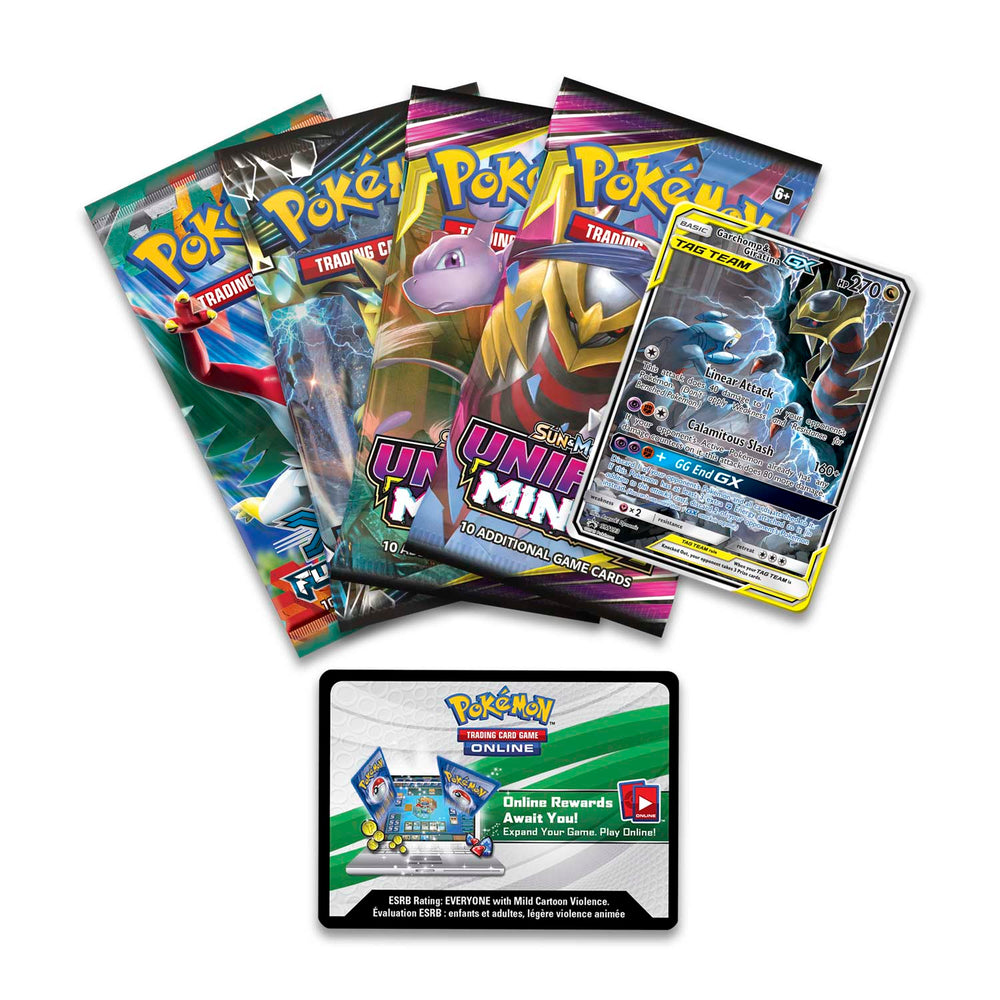 Sun &amp; Moon: Unified Minds - Power Partnership Tin (Garchomp &amp; Giratina GX) 