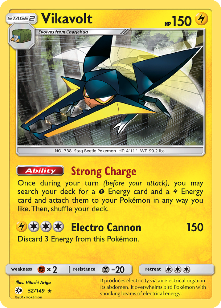 Vikavolt (52/149) [Sun &amp; Moon: Base Set] 