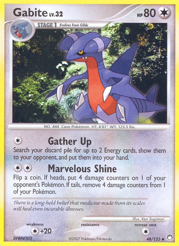 Gabite (48/123) [Diamond &amp; Pearl: Mysterious Treasures] 