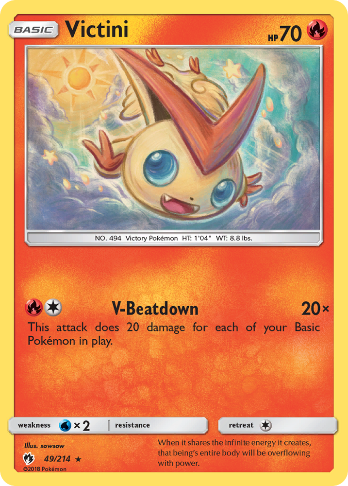 Victini (49/214) [Sun &amp; Moon: Lost Thunder] 