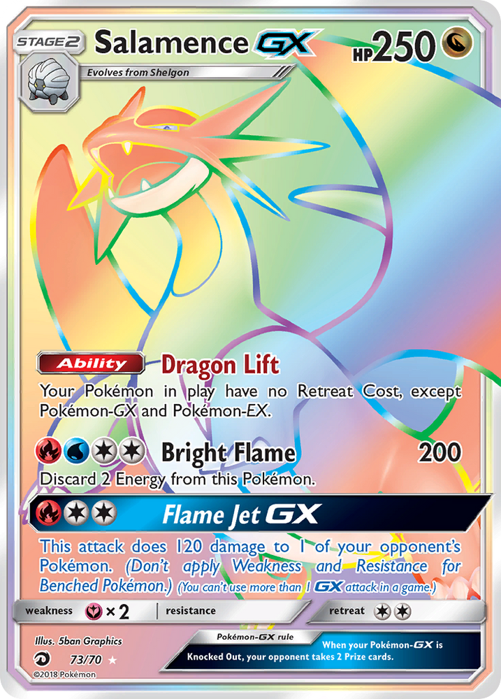 Salamence GX (73/70) [Sun &amp; Moon: Dragon Majesty] 