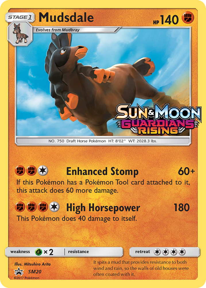 Mudsdale (SM20) [Sun &amp; Moon: Black Star Promos] 