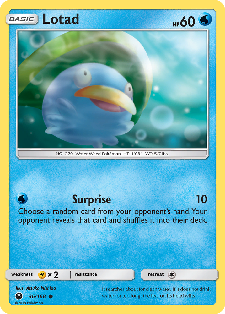 Lotad (36/168) [Sun &amp; Moon: Celestial Storm] 