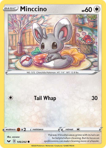 Minccino (146/202) [Sword &amp; Shield: Base Set] 