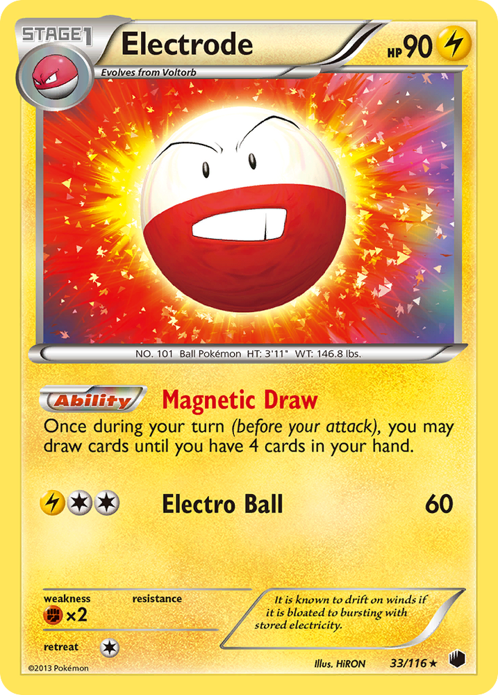 Electrode (33/116) [Black &amp; White: Plasma Freeze] 