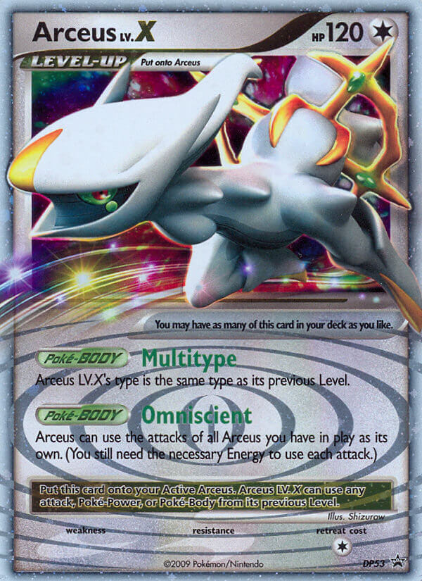 Arceus Lv.X (DP53) [Diamond &amp; Pearl: Black Star Promos] 