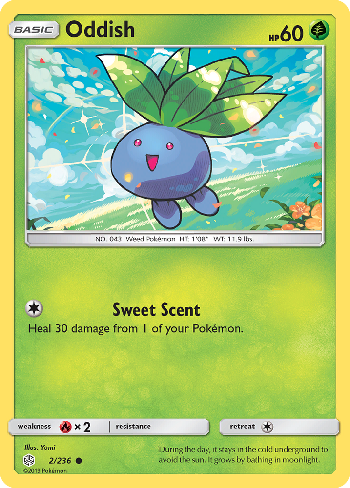Oddish (2/236) [Sun &amp; Moon: Cosmic Eclipse] 