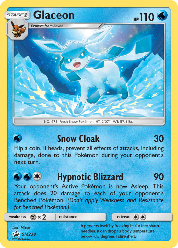 Glaceon (SM238) [Sun &amp; Moon: Black Star Promos] 