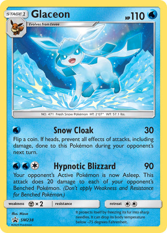Glaceon (SM238) [Sun &amp; Moon: Black Star Promos] 